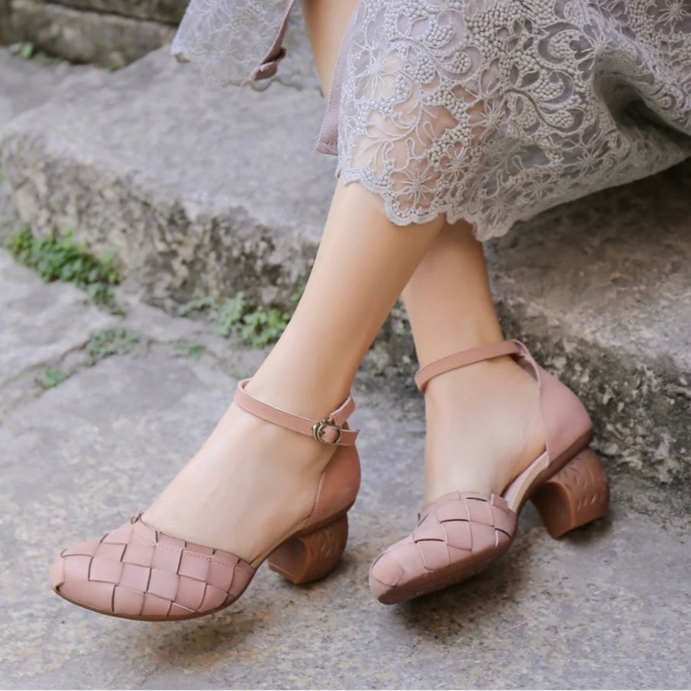 Dwarves- Pink Mary Jane Heels